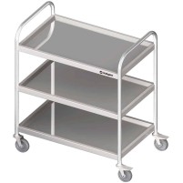 Wózek kelnerski trzypółkowy 1000x600x950 mm Stalgast 982036100
