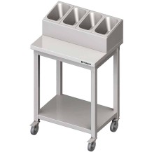 Pomocnik kelnerski 817x500x1100 mm (5 GN) skręcany Stalgast 982055081