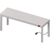 Nadstawka grzewcza na stół pojedyncza 1400x300x400 mm Stalgast 982203140