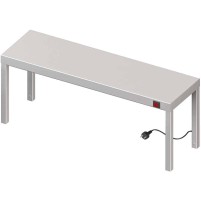 Nadstawka grzewcza na stół pojedyncza 1100x400x400 mm Stalgast 982204110