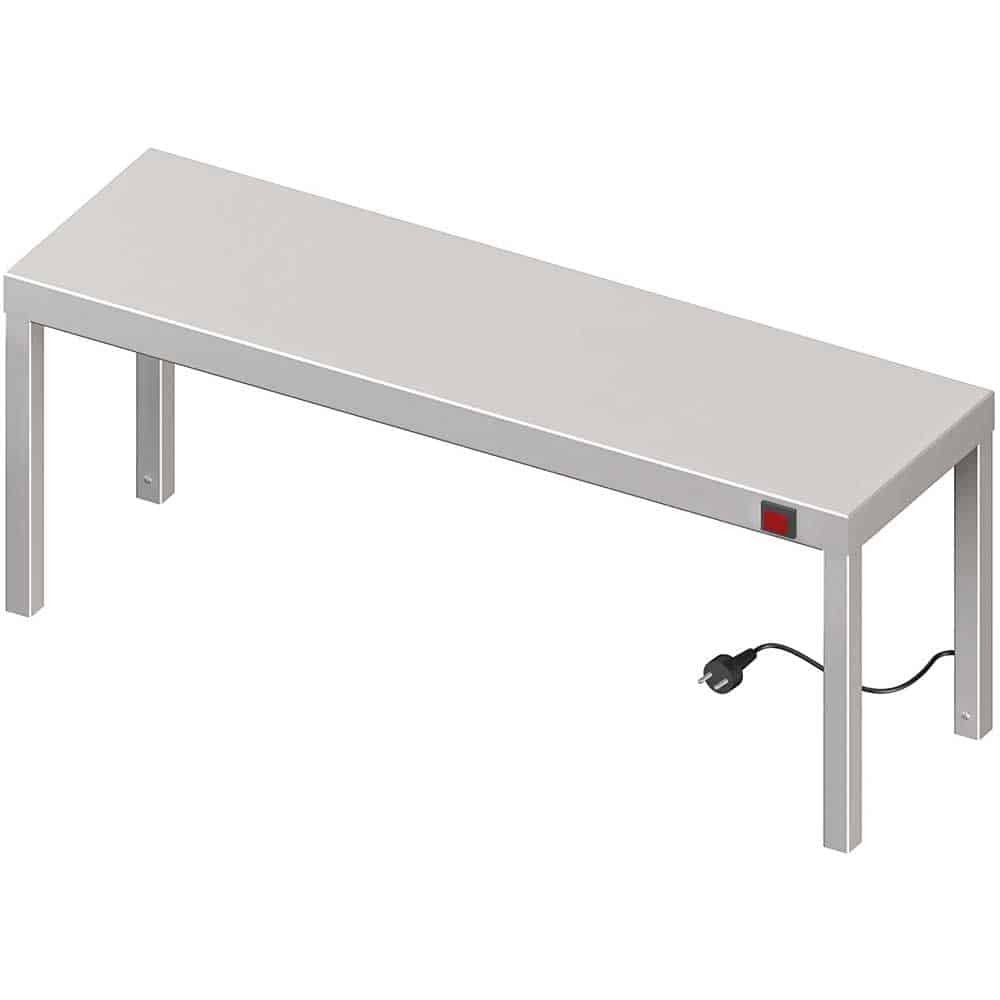 Nadstawka grzewcza na stół pojedyncza 1200x400x400 mm Stalgast 982204120
