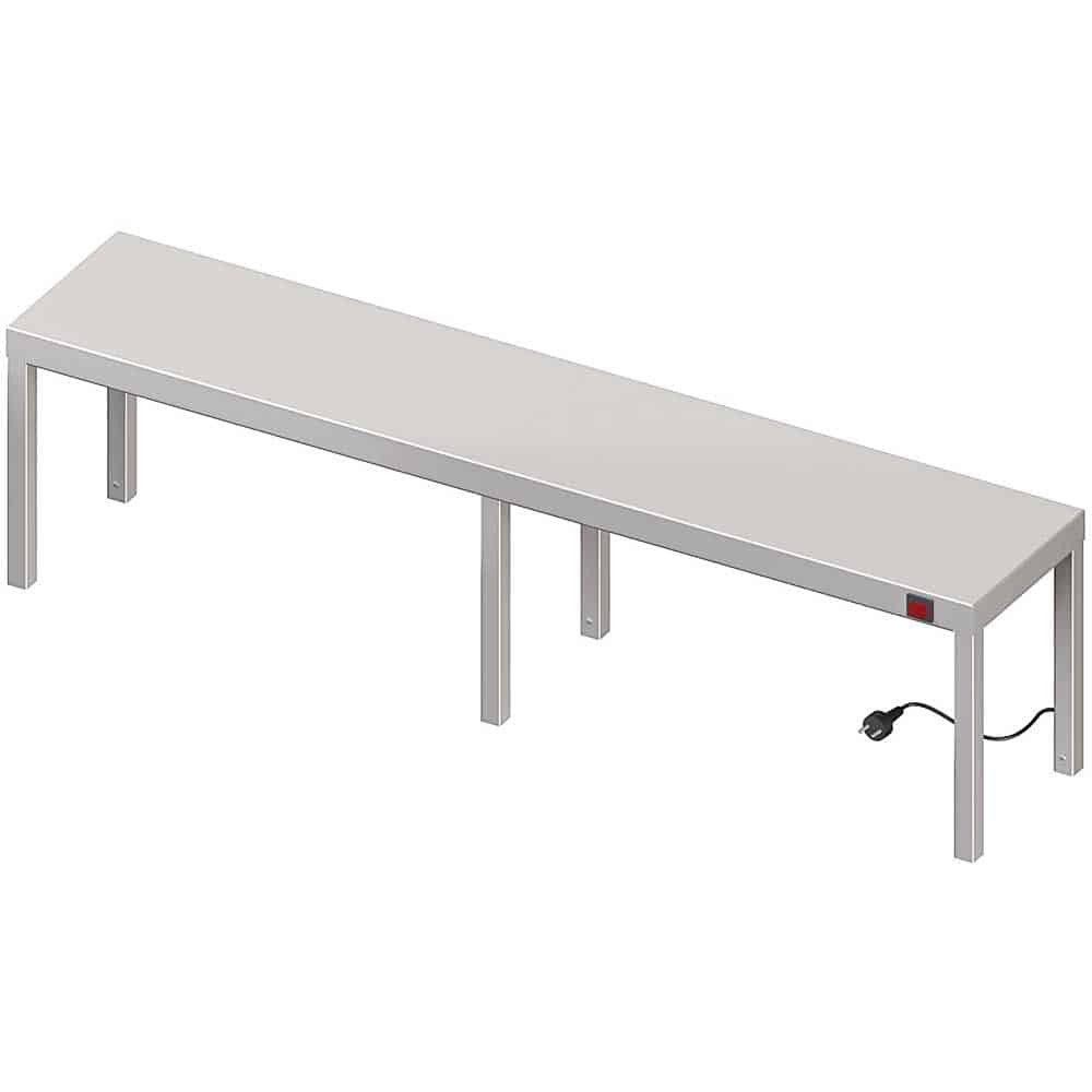 Nadstawka grzewcza na stół pojedyncza 1800x400x400 mm Stalgast 982214180
