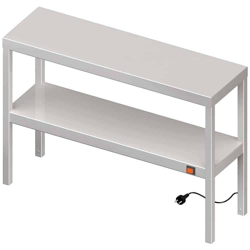 Nadstawka grzewcza na stół podwójna  800x300x700 mm Stalgast 982223080