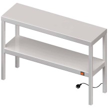 Nadstawka grzewcza na stół podwójna  1300x300x700 mm Stalgast 982223130