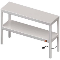 Nadstawka grzewcza na stół podwójna  1300x300x700 mm Stalgast 982223130