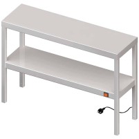 Nadstawka grzewcza na stół podwójna  1200x400x700 mm Stalgast 982224120