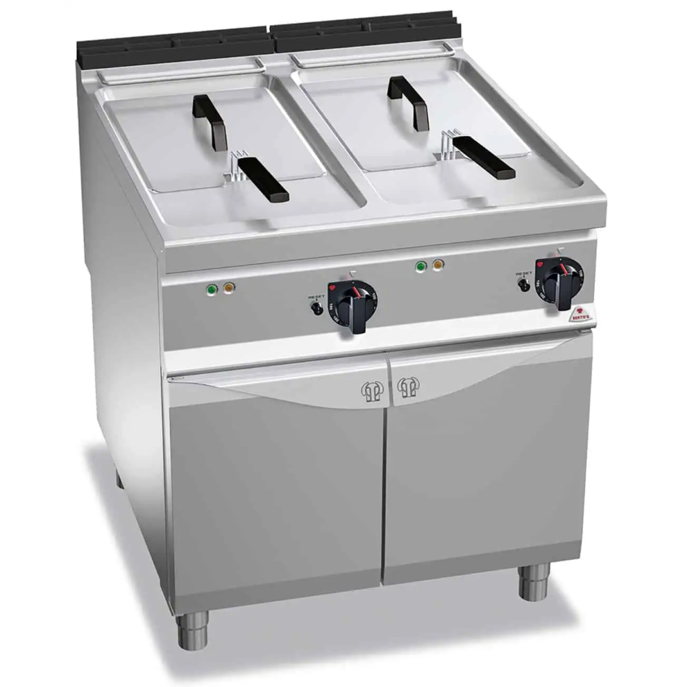 Frytownica elektryczna 2x22L 2-komorowa 800x900x900 Bertos E9F22-8MS