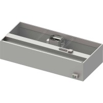 Okap przyścienny skrzyniowy ECONOMIC z łap. B,went. E2 i ośw. 2200x900x450 mm (1 segment) Stalgast 984090922