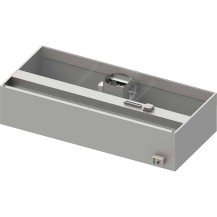 Okap przyścienny skrzyniowy ECONOMIC z łap. B,went. E3 i ośw. 1800x900x550 mm (1 segment) Stalgast 984120918