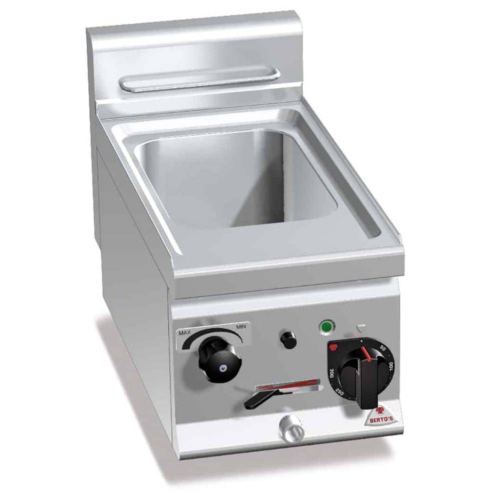 Makaroniarka elektryczna 1-komorowa o pojemności 25L, 600x600x290 Bertos E6CP6B