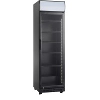 Szafa chłodnicza przeszklona SD420BE | 386 l | czarna (RQ419-BLACK) Resto Quality SD420BE