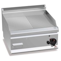 Płyta grillowa gazowa1/2 gładka + 1/2  ryflowana 600x600x290 Bertos G6FR6B