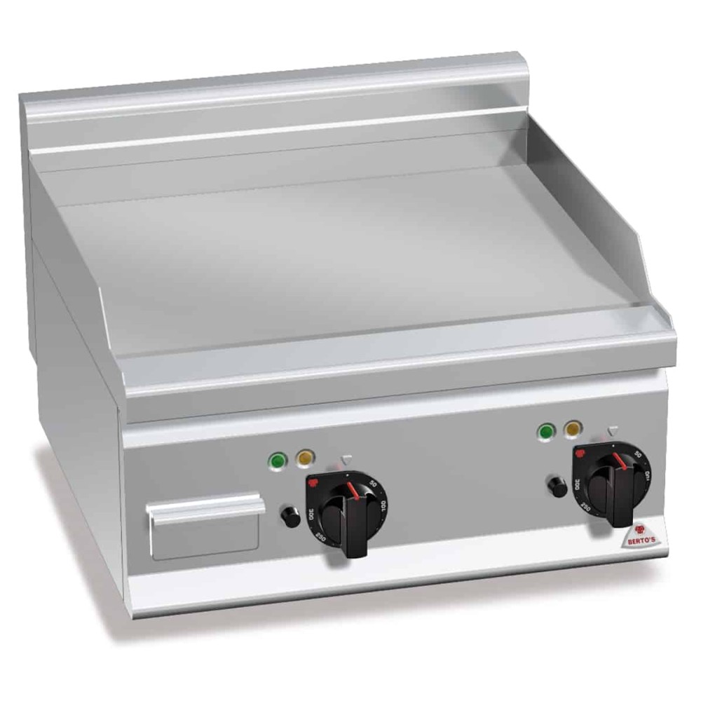 Płyta grillowa elektryczna gładka 600x600x290 Bertos E6FL6BP-2