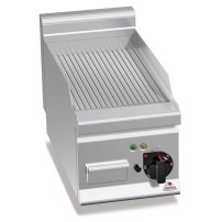Płyta grillowa elektryczna ryflowana 300x600x290 Bertos E6FR3BP