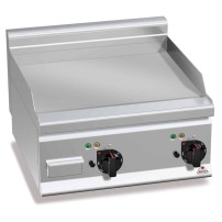 Płyta grillowa elektryczna gładka chromowana 600x600x290 Bertos E6FL6BP-2/CR