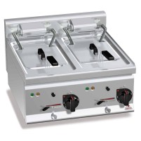 Frytownica elektryczna 10+10L 2-komorowa 600x600x290 Bertos E6F10-6B