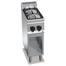 Kuchnia gazowa 2 palnikowa high-power 300x600x850 Bertos G6F2MPW