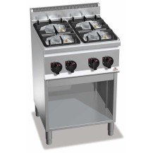 Kuchnia gazowa 4 palnikowa high-power 600x600x850 Bertos G6F4MPW