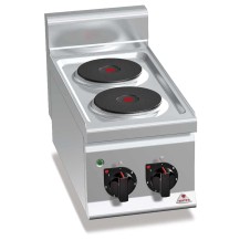 Kuchnia elektryczna 2 płytowa 300x600x290 Bertos E6P2B