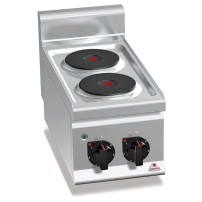 Kuchnia elektryczna 2 płytowa 300x600x290 Bertos E6P2B