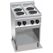 Kuchnia elektryczna 4 płytowa 600x600x850 Bertos E6P4M