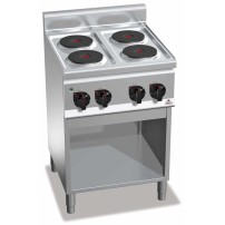 Kuchnia elektryczna 4 płytowa 600x600x850 Bertos E6P4M