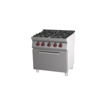 Kuchnia gazowa z piekarnikiem, 800x700x900, REDFOX SPBT 70/80 21 G