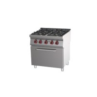 Kuchnia gazowa z piekarnikiem, 800x700x900, REDFOX SPBT 70/80 21 G