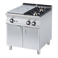 Kuchnia żeliwna z ﻿szafką gazowa, 800x900x900, RM GASTRO TP2 - 98 G