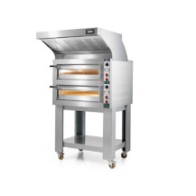 Piec do pizzy 2 komorowy, na podstawie 4 x 350mm Cuppone Tiepolo TP435/2CM