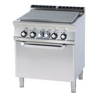 Kuchnia żeliwna elektryczna z piekarnikiem, 800x700x900, RM GASTRO TPF - 78 ET
