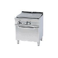Kuchnia żeliwna ﻿z piekarnikiem gazowa, 800x700x900, RM GASTRO TPF - 78 G