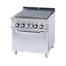 ﻿Kuchnia żeliwna ﻿z piekarnikiem elektryczna, 800x900x900, RM GASTRO TPF - 98 ET