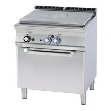 Kuchnia żeliwna gazowa z piekarnikiem elektrycznym, 800x700x900, RM GASTRO TPF2 - 78 GE/P