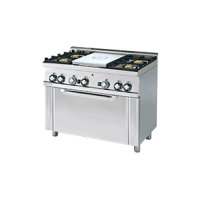 Kuchnia żeliwna, 1000x600x900, RM GASTRO TPF4 - 610 G