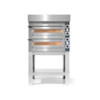 Piec do pizzy 2 komorowy, na podstawie 2 x 4 x 200mm Cuppone Tiziano TZ420/2M