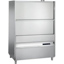 Zmywarka do garów i przyborów kuchennych, kosz 1260x800 mm, wysokość załadunku 800mm, 1435x990x2058 Kastel UK 125-80E PRS