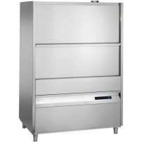 Zmywarka do garów i przyborów kuchennych, kosz 1260x800 mm, wysokość załadunku 800mm, 1435x990x2058 Kastel UK 125-80E PRS