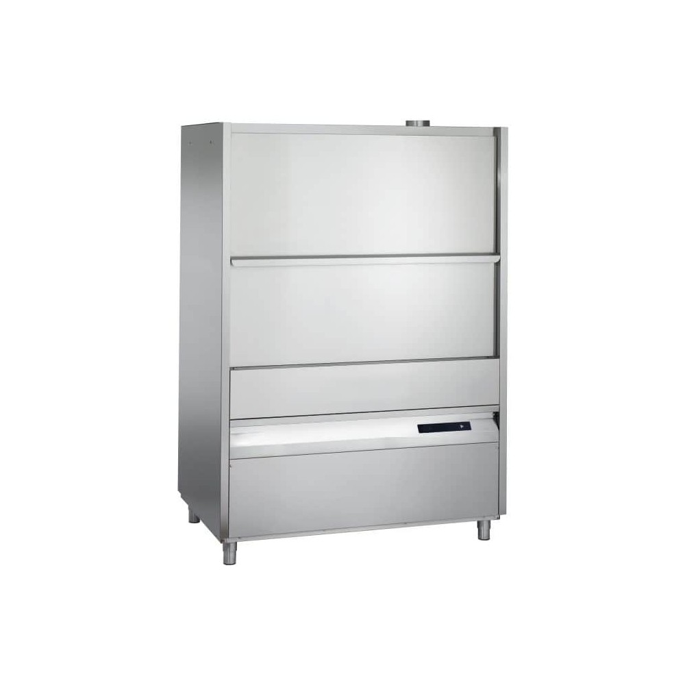 Zmywarka do garów i przyborów kuchennych, kosz 1260x800 mm, wysokość załadunku 800mm, 1435x990x2058 Kastel UK 125-80E PRS