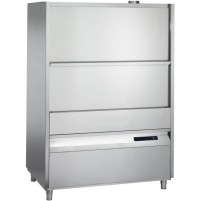 Zmywarka do garów i przyborów kuchennych, kosz 1260x800 mm, wysokość załadunku 800mm, 1435x990x2058 Kastel UK 125-80E PRS