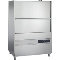Zmywarka do garów i przyborów kuchennych, kosz 1260x800 mm, wysokość załadunku 800mm, 1435x990x2058 Kastel UK 125-80 PRS