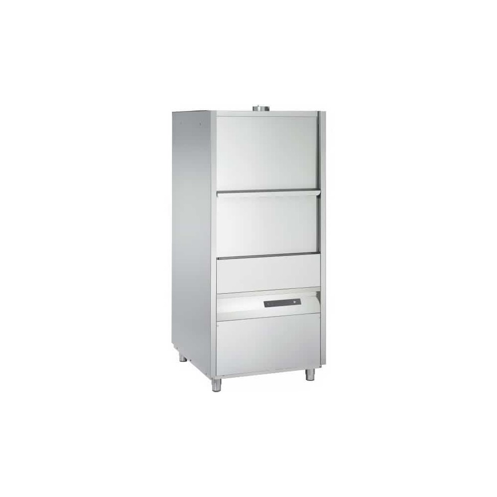 Zmywarka do garów i przyborów kuchennych, kosz 565x690 mm, wysokość załadunku 650mm, 740x875x1905 Kastel UK 55-65E PRS