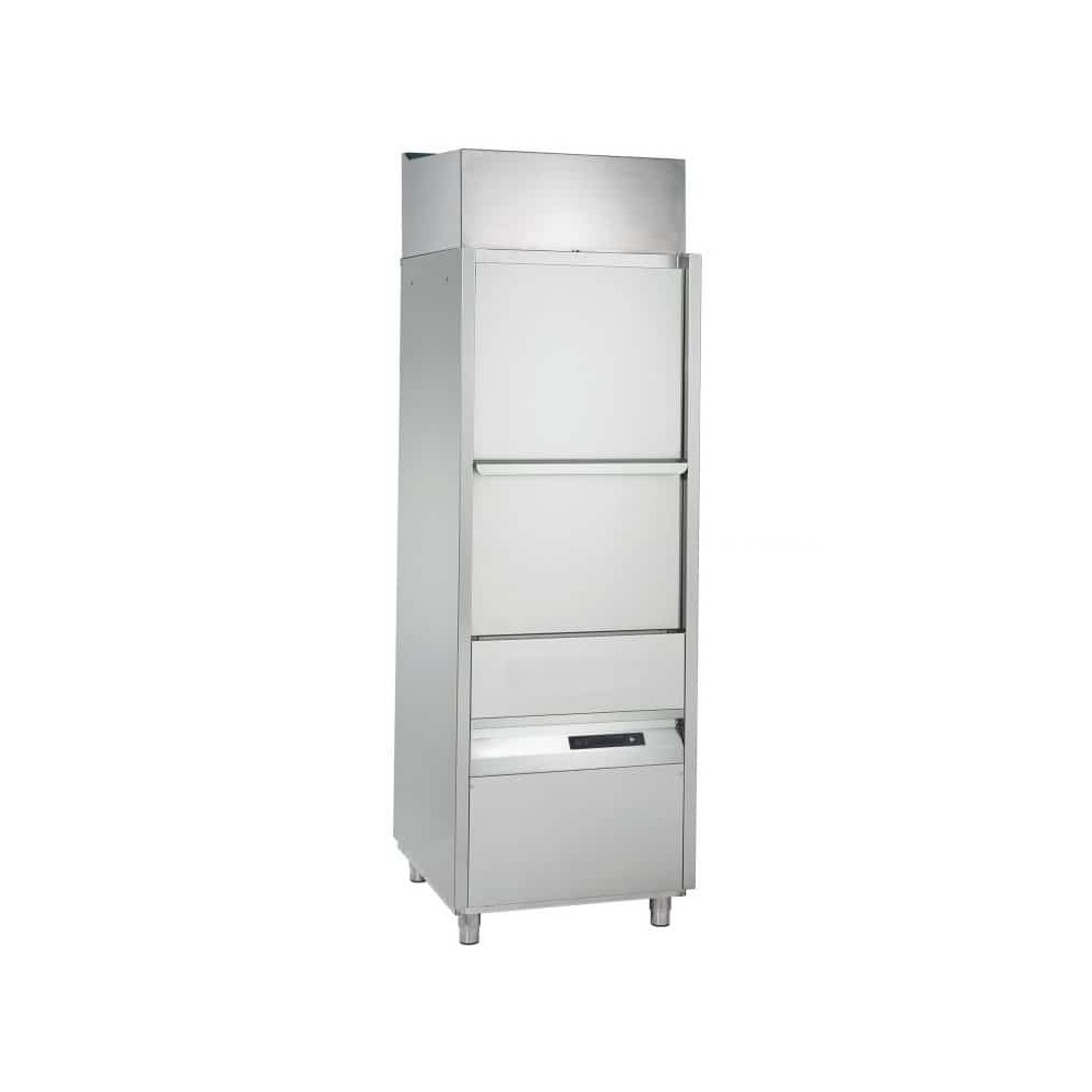 Zmywarka do garów i przyborów kuchennych z odzyskiem energii, kosz 565x690 mm, wysokość załadunku 800mm, 740x875x2355 Kastel UK 