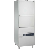 Zmywarka do garów i przyborów kuchennych, kosz 565x690 mm, wysokość załadunku 800mm, 740x875x2058 Kastel UK 55-80 PRS