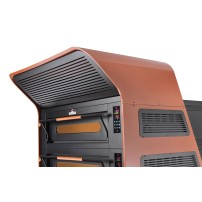 Piec do pizzy 1 komorowy, elektryczny, z okapem, o pojemności 1 x 6 x 35 cm, 1480x1450x1820, Italforni VISOR VS Y130
