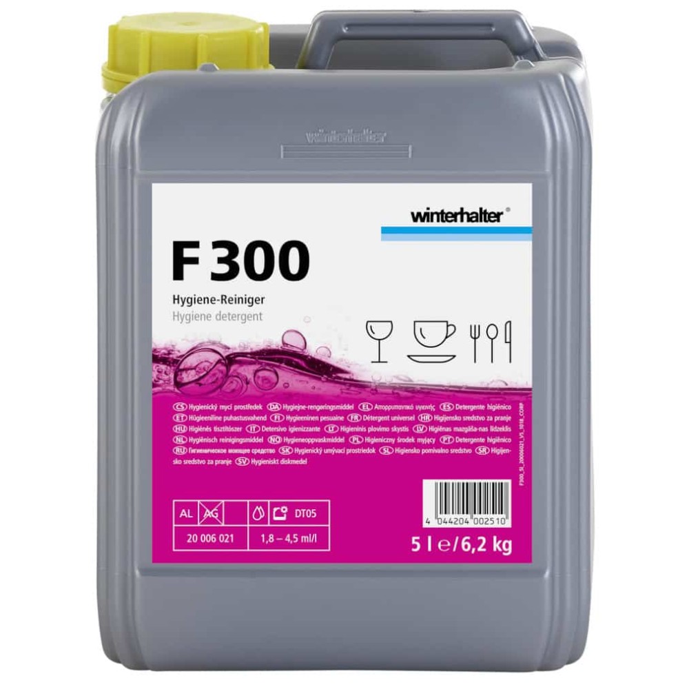 Detergent myjący do zmywarek gastronomicznych, pojemność 10L, 12kg Winterhalter F 300