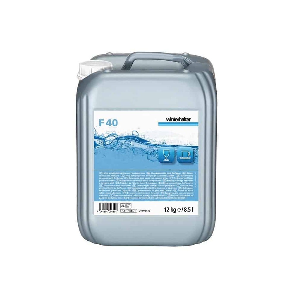 Środek do maszynowego mycia szkła 10L – 12kg Winterhalter F 40