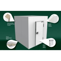 Komora chłodnicza agregatem monoblock o grubości izolacji 80mm, rozmiarze zewnętrzynm 4190x4190x2190 GEMM IGLOO