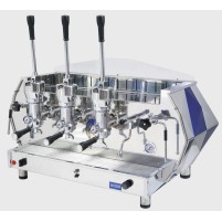 Dźwigniowy ekspres do kawy, 3-grupowy złoty, moc: 5465 W, wymiary (SxGxW): 1110x625x650 mm, LA PAVONI DIA3L2401EU