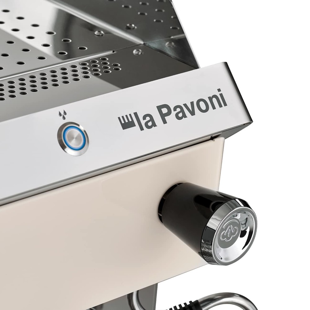 Półautomatyczny ekspres do kawy, 2-grupowy biały, moc: 4370 W, wymiary (SxGxW): 704x515x550 mm, LA PAVONI GENIALE2MBEU